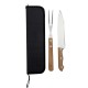 Kit Churrasco Com 2 Peças, Com Estojo Personalizado