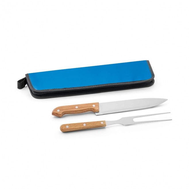 Kit Churrasco Com 2 Peças, Com Estojo