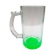 Caneca de Chopp de Vidro Cristal Fundo Colorido  Personalizada