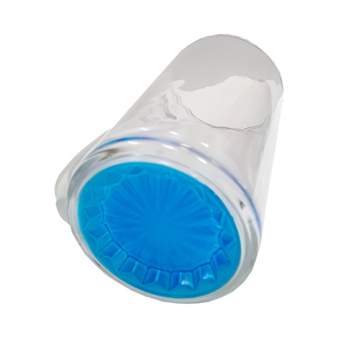 Caneca de Chopp de Vidro Cristal Fundo Colorido  Personalizada