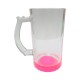 Caneca de Chopp de Vidro Cristal Fundo Colorido  Personalizada