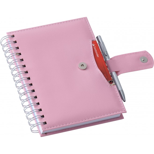 Agenda Wire-o Elite c/ Fecho de Imã + Sup. p/ Cartão e Caneta