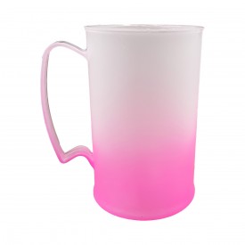 Caneca Chopp Degradê Colorido Neon 370ml