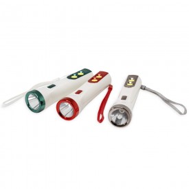 Lanterna plástica recarregável de um led