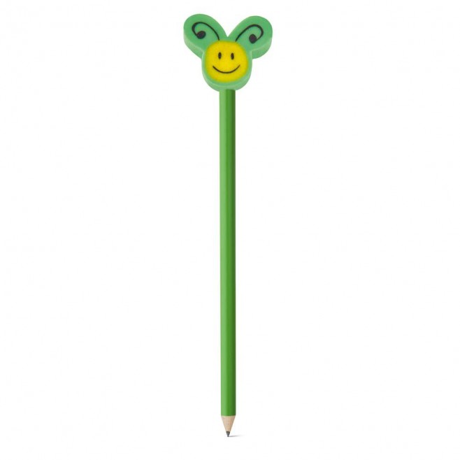 Lápis Com Boneco de Borracha Personalizado