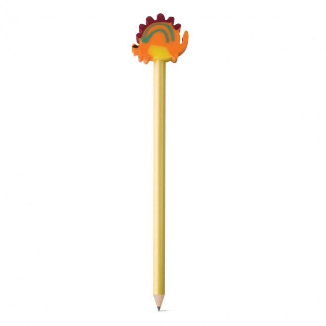 Lápis Com Boneco de Borracha Personalizado