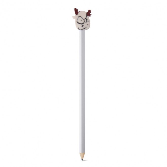 Lápis Com Boneco de Borracha Personalizado