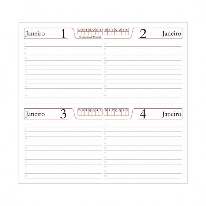Agenda de Bolso Permanente Personalizada