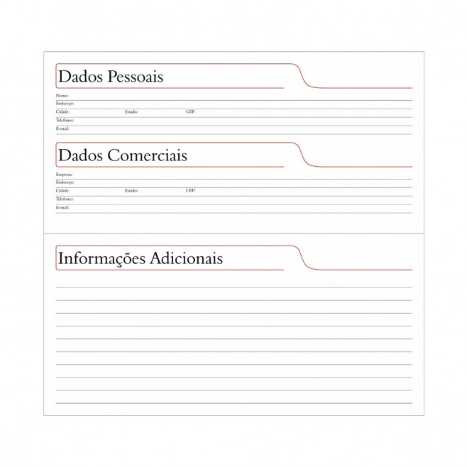 Agenda de Bolso Permanente Personalizada
