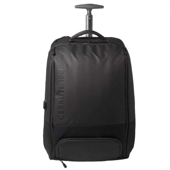 Mala Trolley em Poliéster Com Porta Usb Cerruti