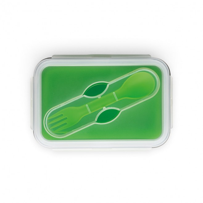 Marmita Hermética Retrátil em Silicone e Pp personalizado