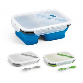 Marmita Hermética Retrátil em Silicone e Pp personalizado