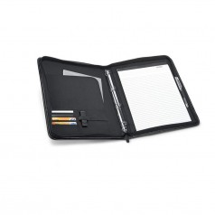 Pasta A4 em c. sintético e microfibra 