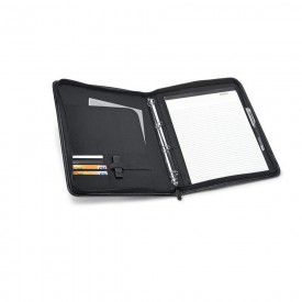 Pasta A4 em c. sintético e microfibra 