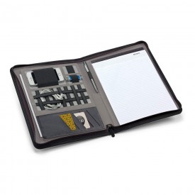 Pasta A4 em linho sintético