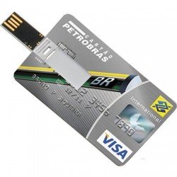 Pen Card Personalizado Capacidade de 4 a 64 Gb, memória 2.0 