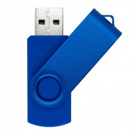Pen drive de metal giratório Capacidade de 4 a 64 Gb, memória 2.0 e 3.0