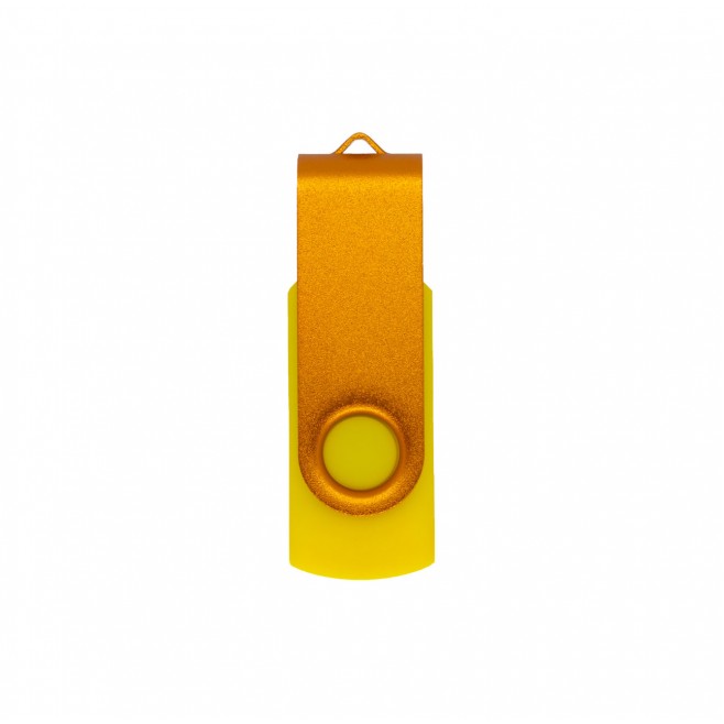 Pen drive de metal giratório Capacidade de 4 a 64 Gb, memória 2.0 e 3.0