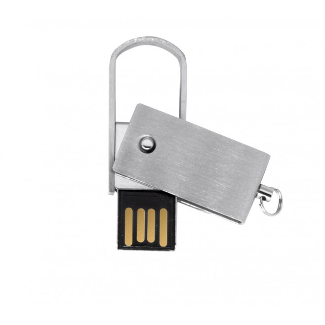 Mini pen drive giratório e retrátil Capacidade de 4 a 64 Gb, memória 2.0 e 3.0