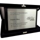 Placa de Homenagem Com Estojo e Aba Interna