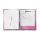Planner Feminino permanente  Rosa e azul em Wire-o 