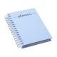Planner Feminino permanente  Rosa e azul em Wire-o 