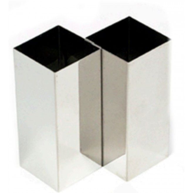 Porta Caneta duplo em inox personalizado