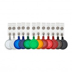 Porta Crachá Retrátil  Roller ClipPersonalizado