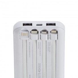 Power Bank  com Carregamento via Indução ou via Cabo  108000mAh