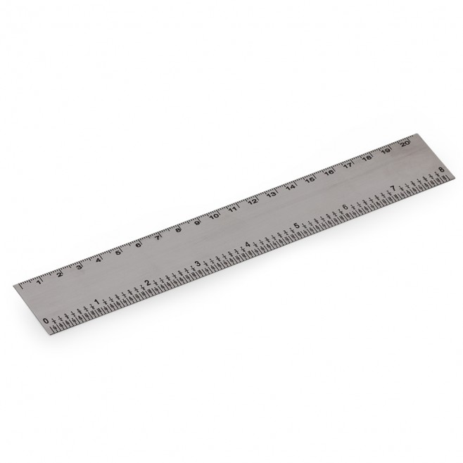 Régua em Inox de 20 Cm Personalizada
