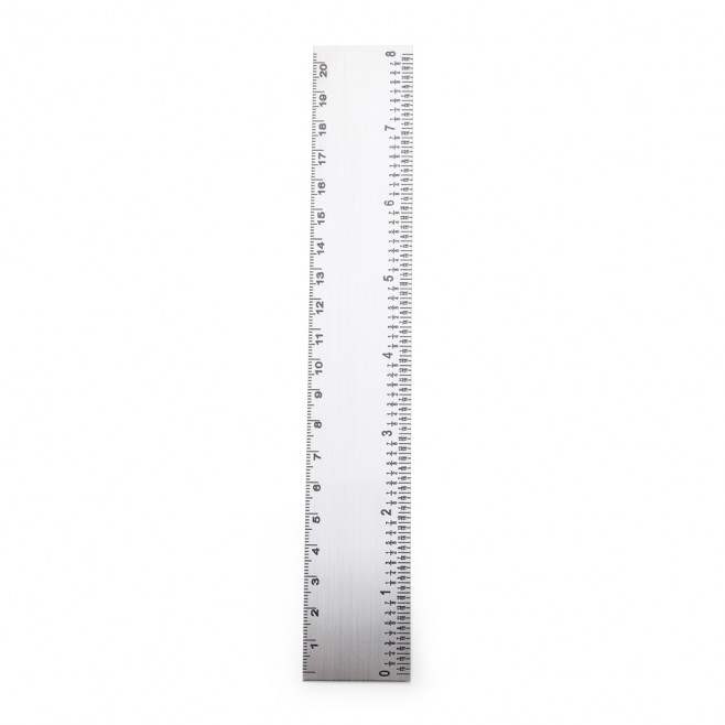 Régua em Inox de 20 Cm Personalizada