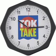 Relógio de Parede Personalizado Oitavado 24Cm