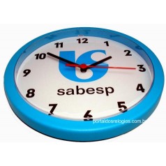 Relógio de Parede Personalizado Redondo 24 Cm