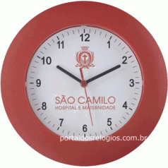 Relógio de Parede Personalizado Redondo Borda Larga 30 Cm