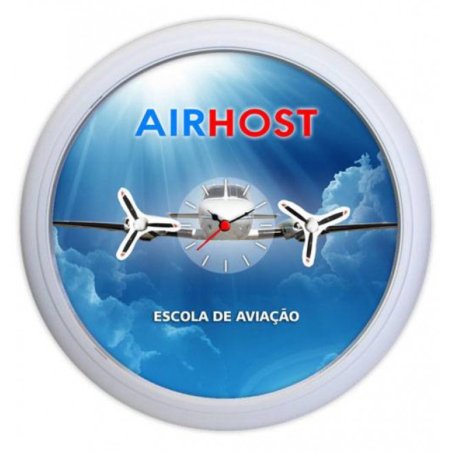 Relógio de Parede Personalizado Redondo 30 Cm