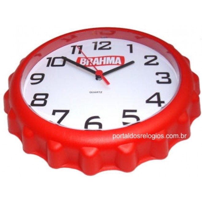 Relógio de Parede Personalizado Tampa 27,5 Cm