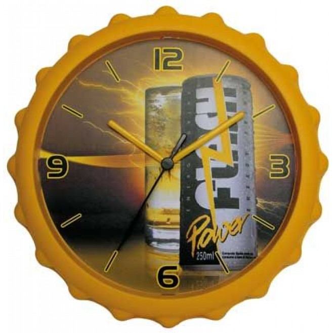 Relógio de Parede Personalizado Tampa 27,5 Cm