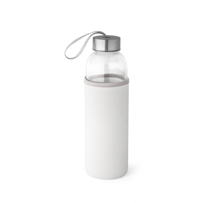 Squeeze em Vidro e Aço Inox personalizado