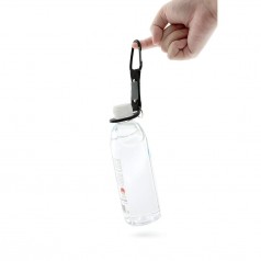 Chaveiro com mosquetão com  Suporte para Garrafa pet