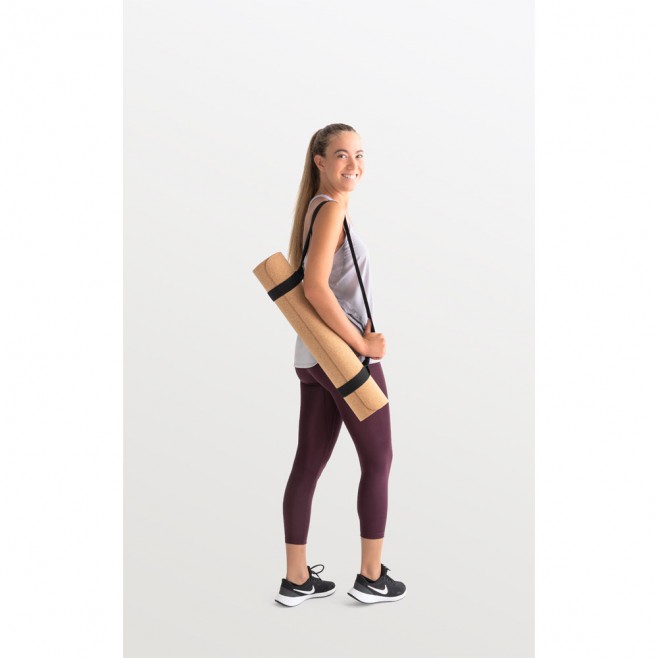 Tapete de exercício para yoga em cortiça