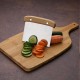 Kit Para Cozinha Em Bambu / Inox Com Espátula Multiuso - 4 Pçs