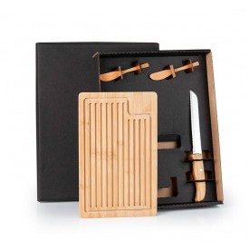  Kit Migalheira Com Faca E Espátulas - 4 Pçs