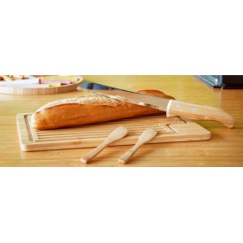  Kit Migalheira Com Faca E Espátulas - 4 Pçs