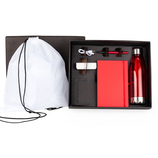 Kit Boas Vindas - Vermelho / Branco - 5 Pçs