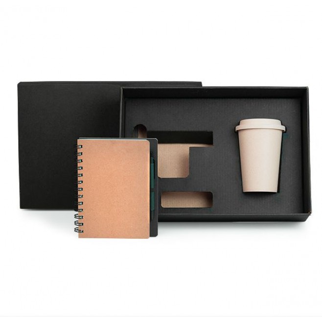 Conj. Caderno E Copo C/ Tampa - 2 Peças