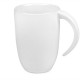 Caneca em Cerâmica Branca. Capacidade: 350 ml