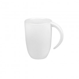 Kit Canecas Em Cerâmica Branca - 350Ml