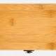 Kit Para Vinho Com Estojo em Bambu - 6 Pçs Personalizado