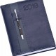 Agenda Diária Personalizada Com Porta Caneta