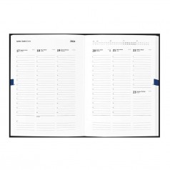 Agenda diária com fecho magnético personalizada